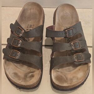Birkenstock Betula Florida Sandals for Men Size 41 Brown Strap